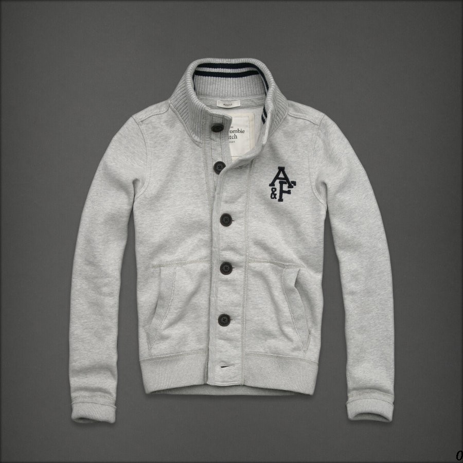 Abercrombie Fitch Hombres Ponte de pie de cuello Sudadera AF6455 Abercrombie Fitch Hombres Ponte de pie de cuello Sudadera AF6455